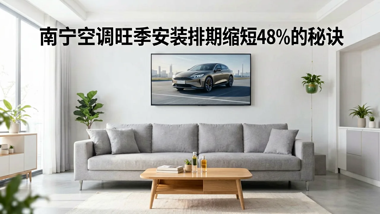 南宁空调旺季安装排期缩短48%的秘诀